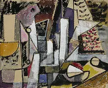 John von Wicht, untitled, c.1935, watercolor and crayon on paper