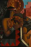 Julio de Diego, Aztec Indian