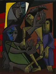 Julio de Diego, Deconstruction of Santos, c.1945, oil on canvas