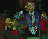 William Gropper, The Committee Chairman, 1960, oil on canvas