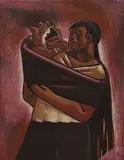 Jean Charlot, Mexican Mother, 1948, lithograph