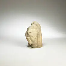 Abstract Head by Tristan Meinecke, 1933, terracotta, sold Nov 2003
