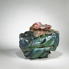 John Chamberlain, Asarabaca, 1973, aluminum foil with acrylic lacquer and polyester resin
