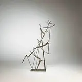 One Who Runs by Tony (Bernard) Rosenthal, 1953, bronze, sold Nov 2003