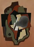Albert Eugene Gallatin, Abstract Composition, 1940, 1940, oil on board