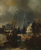 Eugène Isabey, Port de pêche