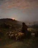 Louis Aimé Japy, Homeward bound, oil on canvas
