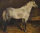 Rosa Bonheur, A dapple grey horse