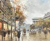 Antoine Blanchard, Boulevard de la Madeleine