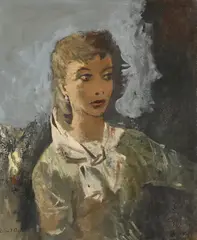 Roland Oudot, La Parisienne, oil on canvas