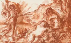Ker-Xavier Roussel, Venus and Adonis, conté crayon on paper