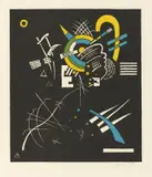 Wassily Kandinsky, Kleine Welten VII, 1922, Farblithografie auf Japan