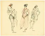 George Grosz, Tierbändigerin, Odaliske, Fantasie