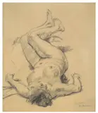 Max Beckmann, Studie zur Amazonenschlacht II