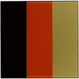 Gerhard Richter, Schwarz-Rot-Gold IV, 2015, Farbserigrafie hinter Floatglas