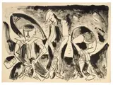Karl Schmidt-Rottluff, II. Kestner-Mappe. Schmidt-Rottluff: Fischer, 1923, Mappe mit 6 Lithographien und 1 Blatt Druckvermerk, jeweils auf Papier (ohne das Außentitelblatt Schapire G 78)