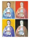 Andy Warhol, Saint Apollonia, 1984, Folge von 4 Farbserigraphien, jeweils auf glattem festen Papier