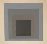 Day + Night, V by Josef Albers, 1963, Lithograph, sold Jun 2008