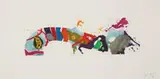 Sam Francis, Untitled, 1994, Sugarlift and spitbite aquatint