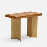 Paul Theodore Frankl, console table, model 5008, c. 1948, lacquered cork, oak