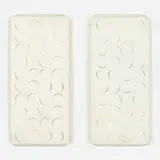 Giacomo Benevelli, Arabesco wall lights, pair, c. 1965, enameled steel