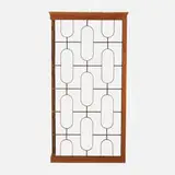 Tommi Parzinger, room divider, c. 1965, patinated metal, walnut