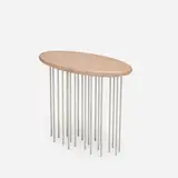 Jonathan Bonner, side table, granite, aluminum