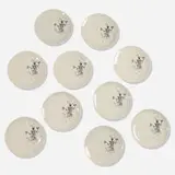 Tony Duquette, Kismet plates from the Park Plaza Hotel, St. Louis, set of ten