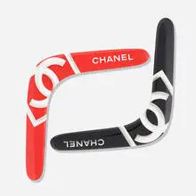Chanel, boomerangs from the Spring/Summer 2005 Collection, set of two, 2005, resin-coated wood