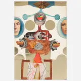 Juliette Gordon, Untitled, c. 1968, collage on board