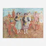 Untitled by Joan Junyer i Pascual-Fibla, 1936-39, oil on canvas, sold Mar 2020