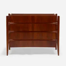 William Hinn, Swedish Guild Collection dresser, c. 1960, walnut, beech