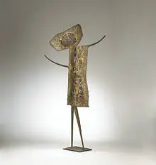 Robert Thomas, Girl II, 1959, welded copper and brass