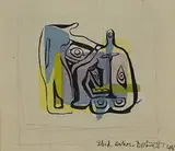 Dorr Bothwell, from the Ibid Series, 1948, gouache on paper