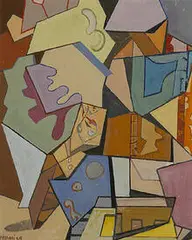 Hananiah Harari, The Nature of Things, 1939, gouache on paper