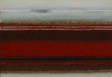 Taos IV by Lawrence Calcagno, 1972, acrylic on canvas, sold Nov 2003