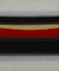 Far Horizon V by Lawrence Calcagno, 1964, oil on canvas, sold Nov 2003