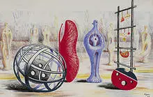 Henry Moore, Sculptural Objects, 1949, lithograph