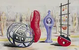 Henry Moore, Sculptural Objects, 1949, lithograph