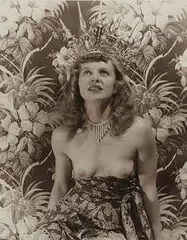 untitled (Artist's Wife, Marie) by Eugene Von Bruenchenhein, 1940s, gelatin silver print, sold Nov 2003