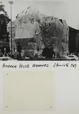 Christo, America House Wrapped, 1969, applied collage on silkscreen