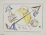 Katherine Sophie Dreier, Vol. II. 36., 1937, lithograph with pochoir coloring