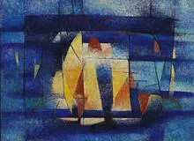 Robert Ellis, Lugar, Place, 1960, oil on canvas