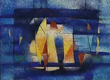 Robert Ellis, Lugar, Place, 1960, oil on canvas