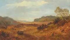 Henry W. Henley, Cannock Chase near Penkridge, oil on canvas