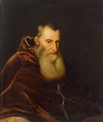 Titian, A portrait of Pope Paul III, oil on canvas