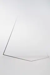 Otto Boll, Ohne Titel, 2009, Aluminium; Stahl, schwarz