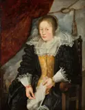 Cornelis de Vos, Portrait einer Dame, um 1630, Öl auf Eichenholz