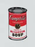 Richard Pettibone, Andy Warhols Campbell`s Soup Can (Cream of Mushroom)
