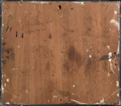 Adolf Luther, Ohne Titel (Entmaterialisierung), 1961, Verbrennung aus Streichholzschachteln, Streichhölzer, Öl und Pigment auf Holz, mit aufgeschraubtem Plexiglaskasten